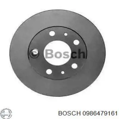 Гальмівні диски 0986479161 Bosch