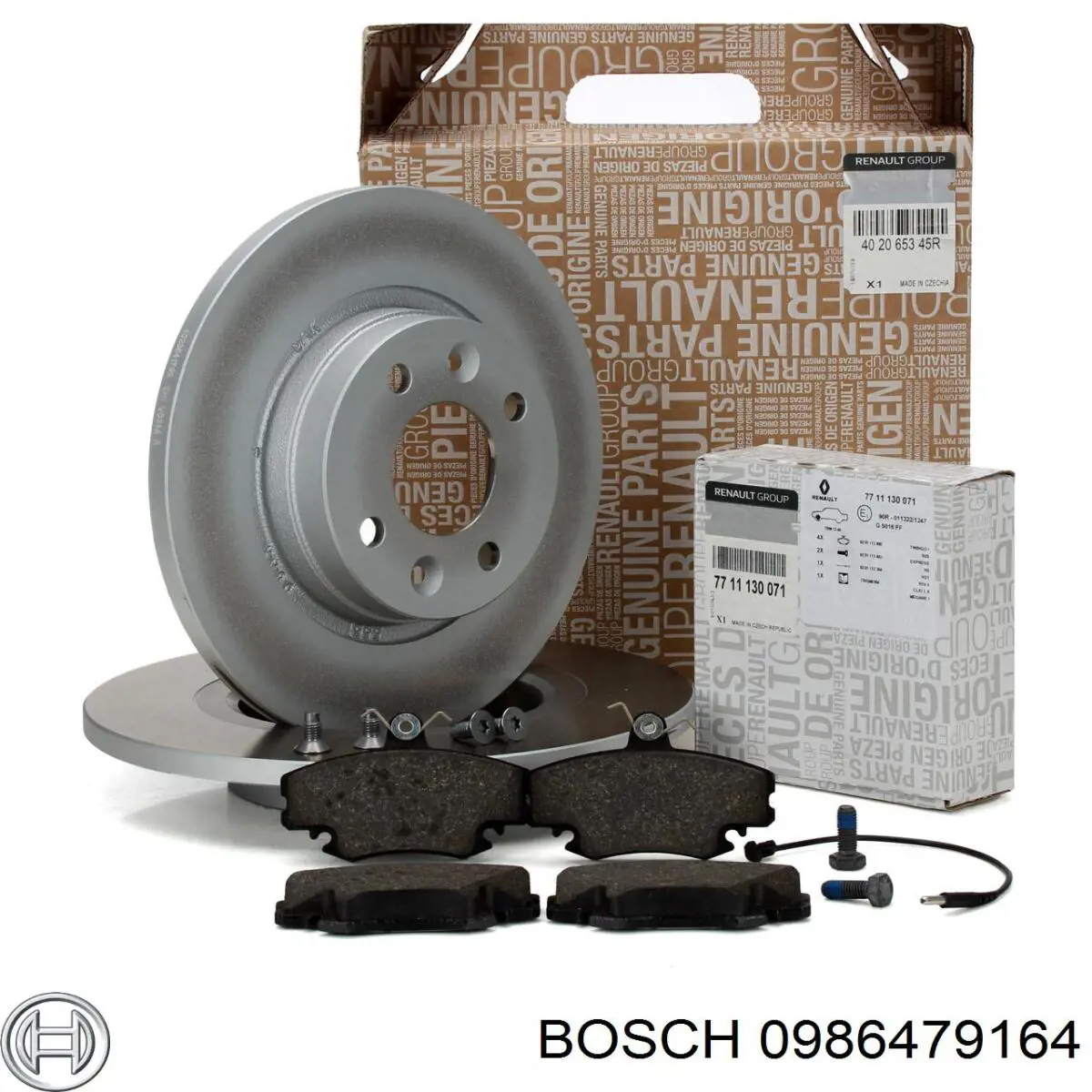 Гальмівні диски передні 0986479164 Bosch