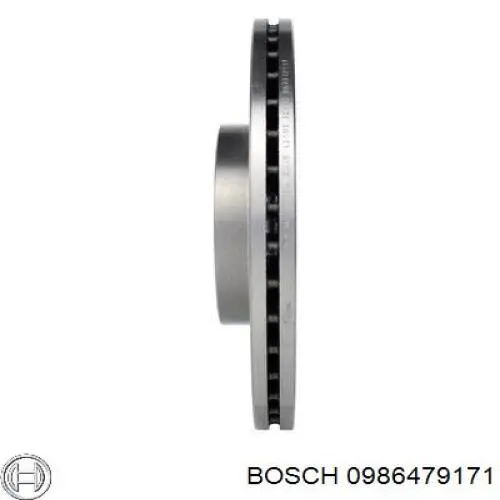 0986479171 Bosch диск гальмівний передній