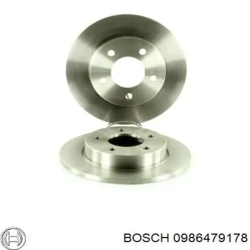 Диск гальмівний задній 0986479178 Bosch