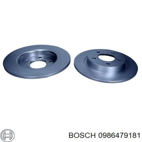 Задні дискові гальма Bosch 0986479181 ціна, від 30.66 USD
