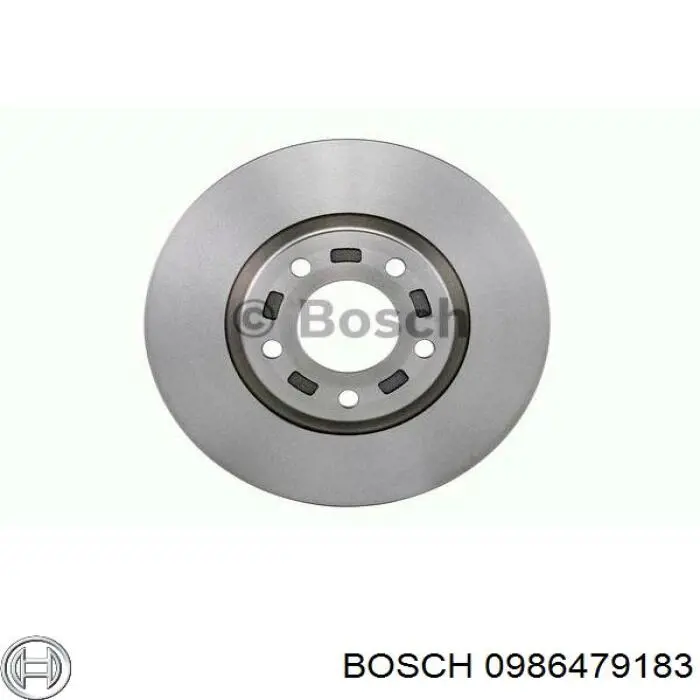 0986479183 Bosch диск гальмівний передній