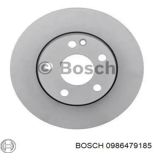 0986479185 Bosch диск гальмівний передній