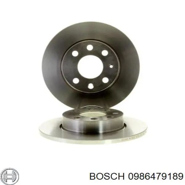 0986479189 Bosch диск гальмівний передній