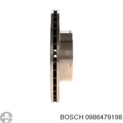Купити 0986479198 Bosch Ротор гальмівний