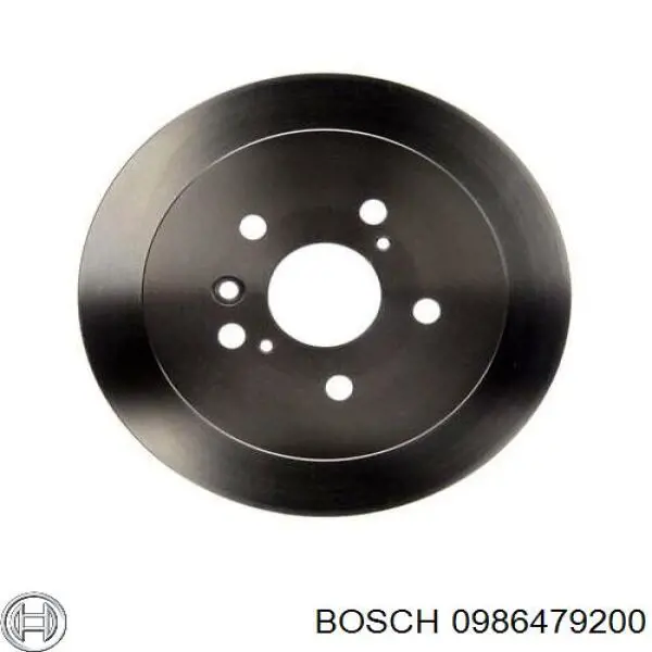 0986479200 Bosch диск гальмівний задній