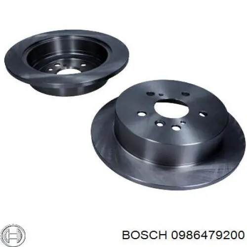 0986479200 Bosch Дискові гальма