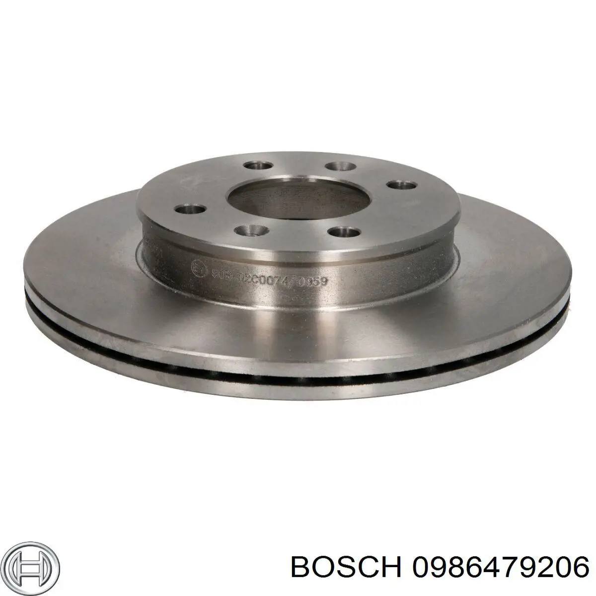 0986479206 Bosch диск гальмівний передній