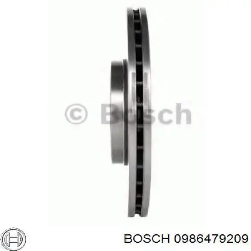 0986479209 Bosch диск гальмівний передній