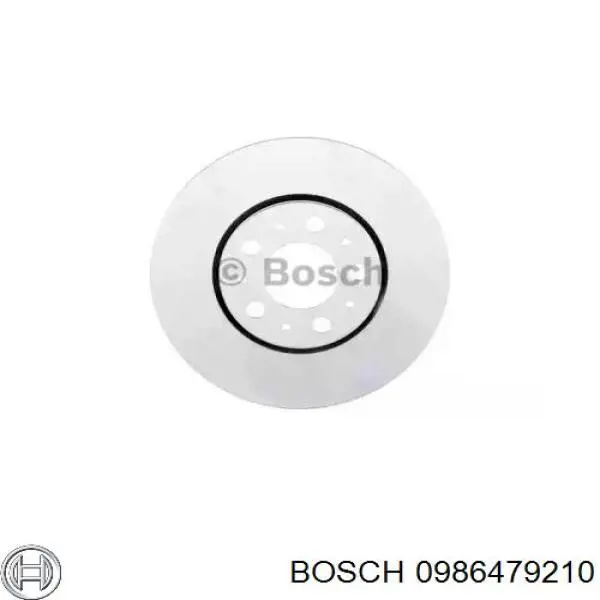 0986479210 Bosch диск гальмівний передній