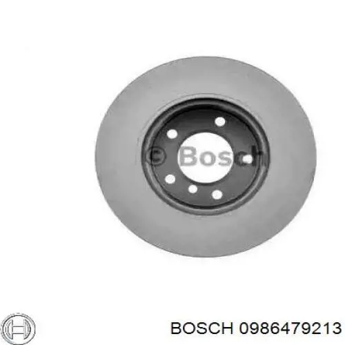Гальмівні диски передні 0986479213 Bosch