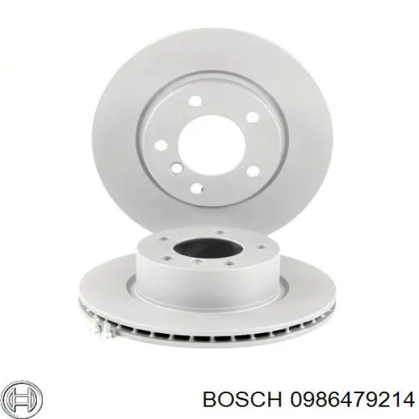 0986479214 Bosch диск гальмівний передній