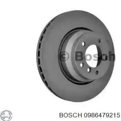 Гальмівні диски передні 0986479215 Bosch