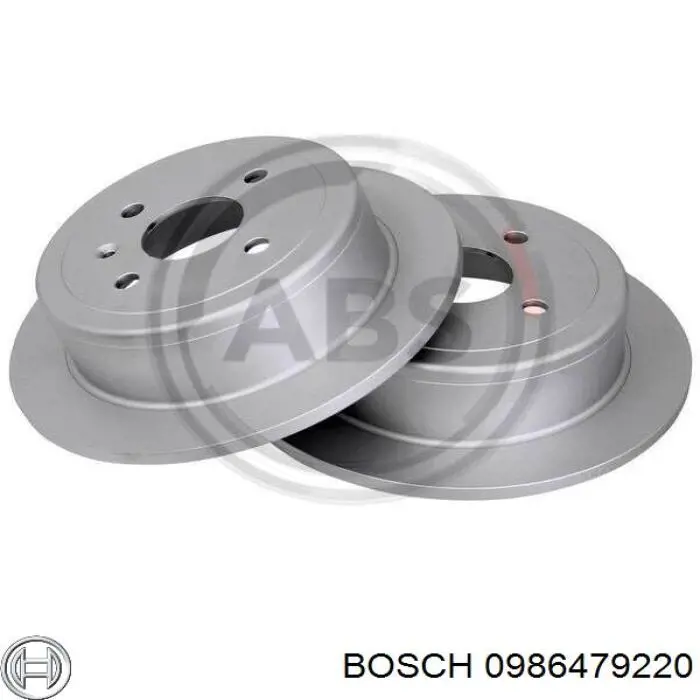 Гальмівні диски 0986479220 Bosch