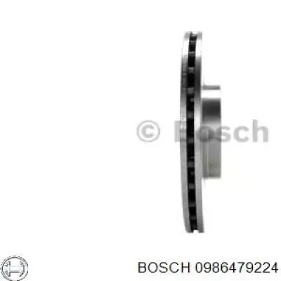 Диск гальмівний передній 0986479224 Bosch