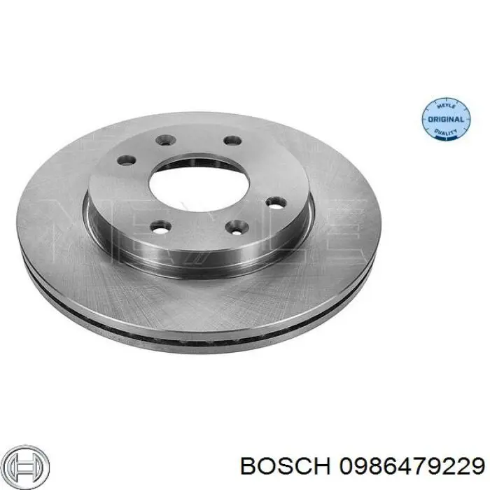 Гальмівні диски передні 0986479229 Bosch