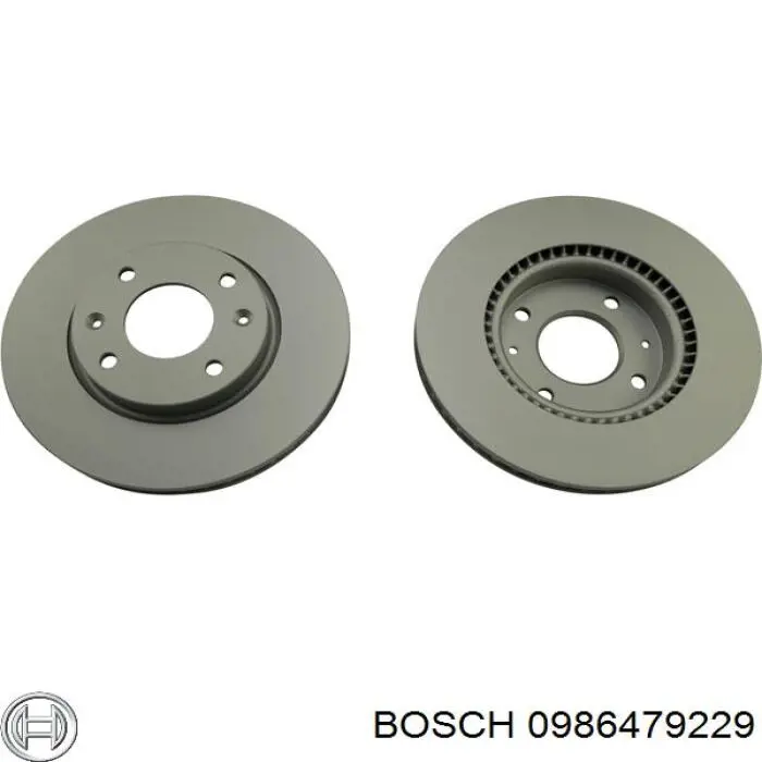 Гальмівні диски передні 0986479229 Bosch