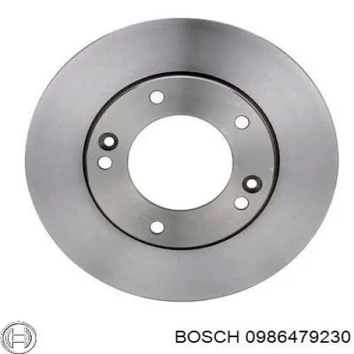 0986479230 Bosch диск гальмівний передній