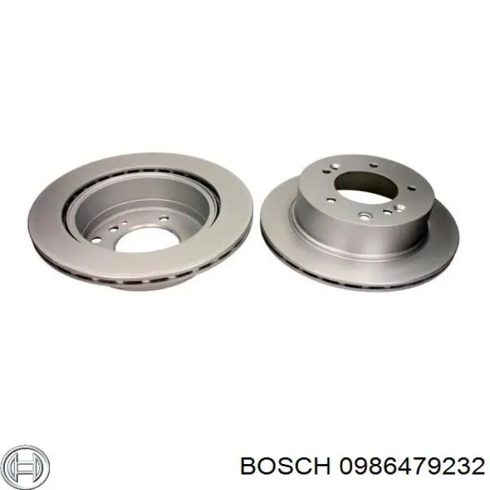 Купити 0986479232 Bosch Диск заднього гальма