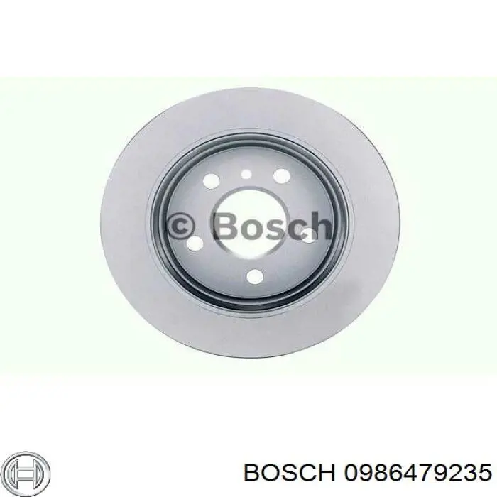 0986479235 Bosch диск гальмівний задній
