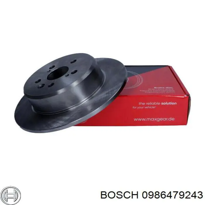 Задні дискові гальма Bosch 0986479243 ціна, від 31.73 USD