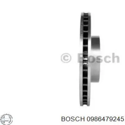 0986479245 Bosch диск гальмівний передній