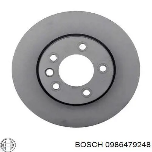 0986479248 Bosch диск гальмівний передній