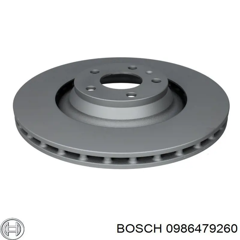0986479260 Bosch диск гальмівний передній