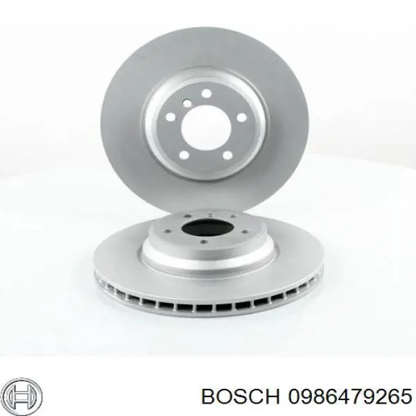 0986479265 Bosch диск гальмівний передній