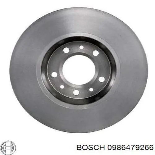 0986479266 Bosch диск гальмівний передній