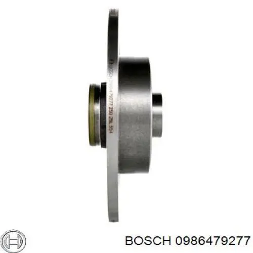 Купити 0986479277 Bosch Диск заднього гальма
