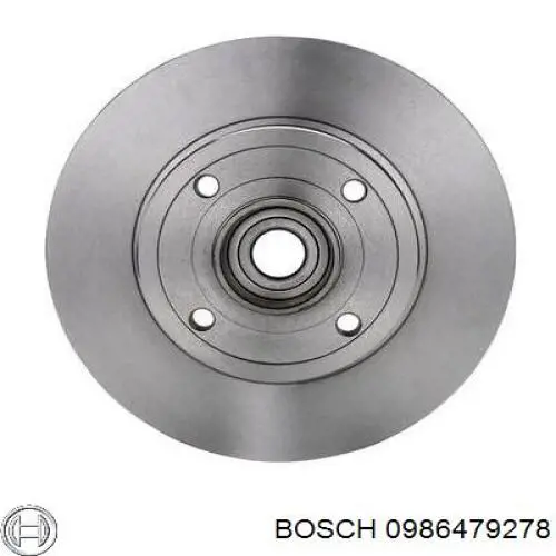 0986479278 Bosch диск гальмівний задній