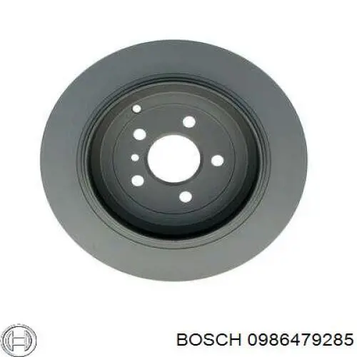 0986479285 Bosch диск гальмівний задній