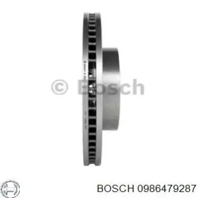 0986479287 Bosch диск гальмівний передній