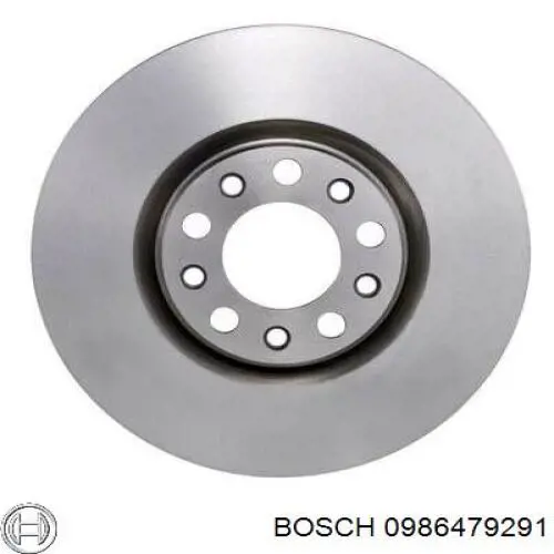 0986479291 Bosch диск гальмівний передній