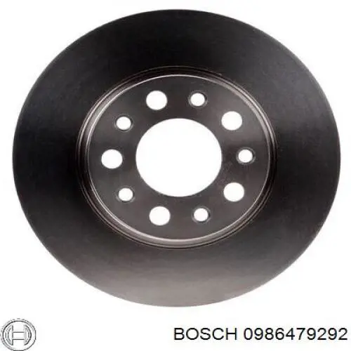 0986479292 Bosch диск гальмівний задній
