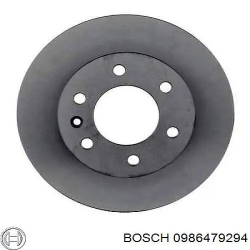 0986479294 Bosch диск гальмівний передній