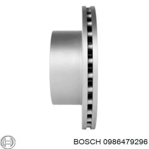 0986479296 Bosch диск гальмівний задній