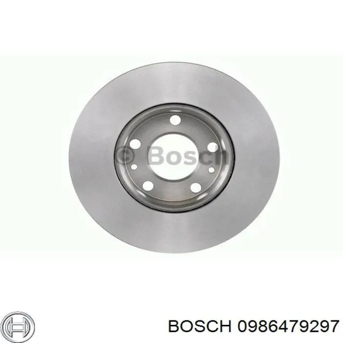0986479297 Bosch диск гальмівний передній