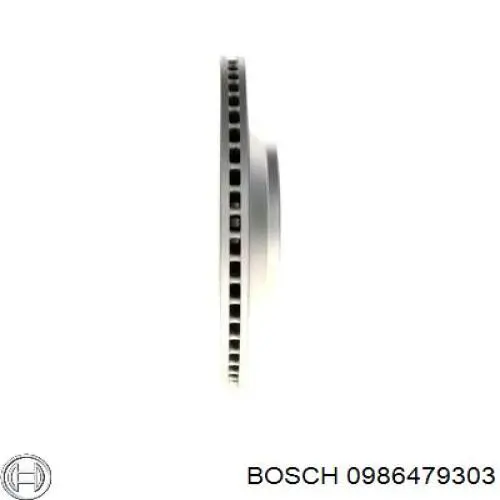 Купити 0986479303 Bosch Диск заднього гальма