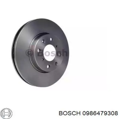 Гальмівні диски передні 0986479308 Bosch