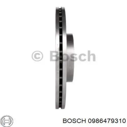 0986479310 Bosch диск гальмівний передній