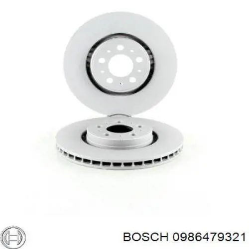 0986479321 Bosch Гальмо дискове переднє