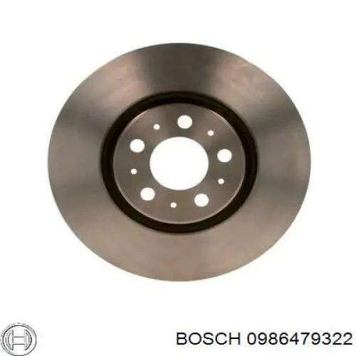 Гальмівні диски передні 0986479322 Bosch