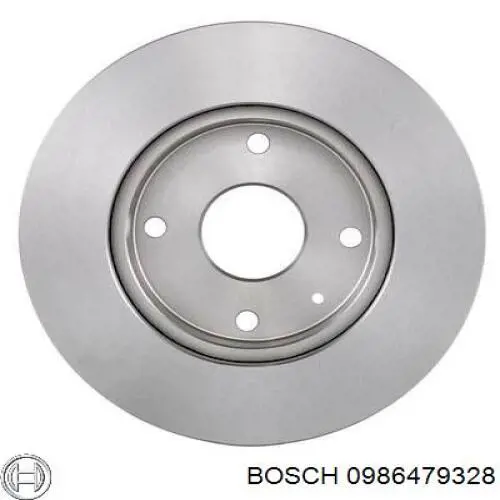 0986479328 Bosch диск гальмівний передній