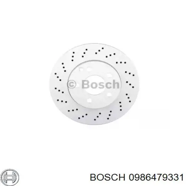 Диск переднього гальма Bosch 0986479331 ціна, від 51.85 USD