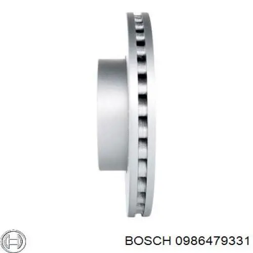 Гальмівні диски передні 0986479331 Bosch