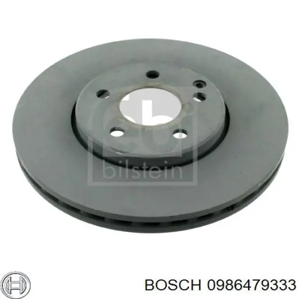 Диск переднього гальма Bosch 0986479333 ціна, від 58.66 USD