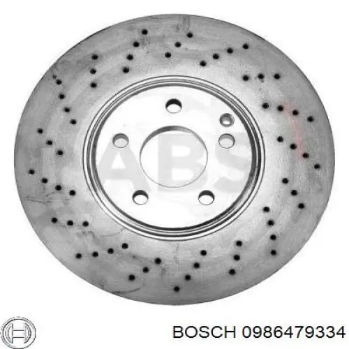 0986479334 Bosch Гальмо дискове переднє