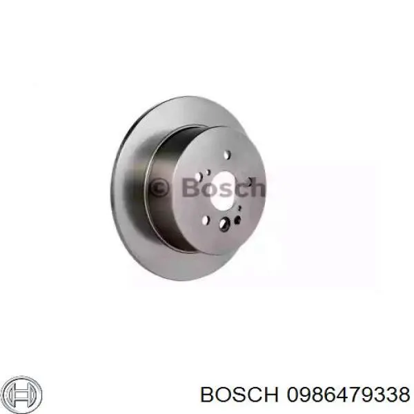 0986479338 Bosch диск гальмівний задній